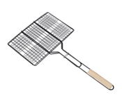 Royalford RF10385 Chromium Plated Iron Barbeque Grill - Black