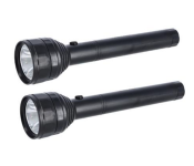 Krypton KNFL5443 3000mAh 2 Piece Rechargeable LED Flashlight - Black