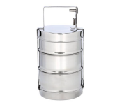 Royalford RF10558 3Layer Steel Bombay Tiffin - Silver  - Similar Product Imag - ID 116836