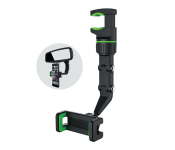 Iends IE-HO367 Rear View Mirror Phone Holder - Black and Green  - Similar Product Imag - ID 117554