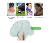 12 Pieces Chinese Natural Herbal Cervical Patch Medical Plaster Pain Relief Sticker  - Similar Product Imag - ID 117463