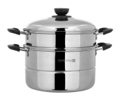 Royalford RF9948 7.3 Litre Double Layer Stainless Steel Steamer - Silver