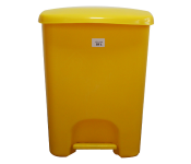 Plastic Dust Bin 25 Litre With Pedal - Yellow  - Similar Product Imag - ID 117620