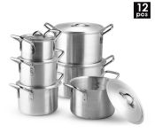 12 Pieces Aluminium Cooking Pot Set DDSTK - JA038  - Similar Product Imag - ID 119264