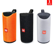 TG 113 Portable Wireless Bluetooth Stereo High Bass Speaker - Assorted (Bulk) + TG 113 Portable Wireless Bluetooth Stereo High Bass Speaker - Orange (Bulk) + TG 113 Portable Wireless Bluetooth Stereo High Bass Speaker - Grey