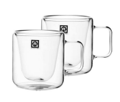 Royalford RF10571 200ml Borosilicate Glass 2 Piece Double Wall Mug Set  - Similar Product Imag - ID 119562