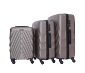 Para John PJTR3045 3 Pieces Abs Rolling Trolley Luggage Set - Champagne  - Similar Product Imag - ID 120452