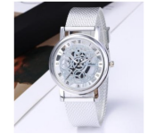 FLLi Machinery Design Analog Watch - Silver 