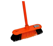 Royalford RF2369-FB Floor Hard Broom - Orange and Black