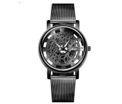 FLLi Machinery Design Analog Watch - Black