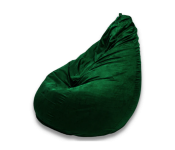 Watiaa Large Suede Bean Bag Green Image