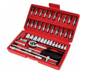 46 Pieces Multi Socket Wrench Set Tool Kit