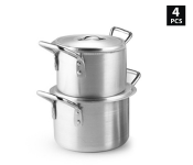 Pack of 4 Pieces Aluminium Cooking Pot Set DDSTK - JA038  - Similar Product Imag - ID 119300