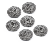 Royalford RF10637 6 Piece Stainless Steel Scourer Image