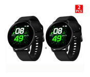 Pack of 2 D15 Smart Watch with Heart Image