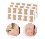 Set of 3 (30 pieces) Glue Free Toenail Patch Care Tool Professional Pedicure for Men and Women