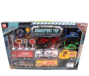 DK1074 Pull Back Car Set Activity Toy For Kids