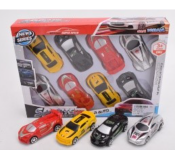 DK1021 8Pieces Pull Back Car Activity Toy For Kids