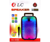 MT 32259 Magic Colour Screen Bluetooth Portable Speaker With Mic - Black
