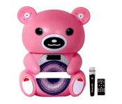 DLC DLC-SP3156 Portable Bear Shape Bluetooth Speaker - Pink