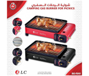 DLC DLC-P3411 Portable Camping Gas Burner Stove Picnic BBQ - Red and Black