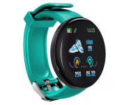 D18 Fitness Tracker Bluetooth Smart Bracelet Heart Rate Monitor with colour LCD Touch Screen for Android and iOS - Green