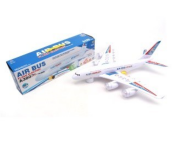 DK1174 Battery Operated Plane With Light and Music Activity Toy For Kids - White