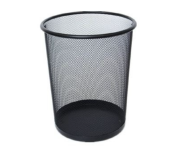 Metal Medium Size Drum Waste Basket - Black  - Similar Product Imag - ID 122861