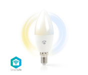 Nedis WIFILW10WTE14 Warm to Cool White E14 WiFi Smart LED Bulb - White  - Similar Product Imag - ID 123299