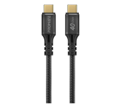 Promate 2Meter USB-C to USB-C Thunderbolt 3 Cable with 240Watts PD - Black