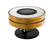Promate Unique Design True Wireless 10Watts Bluetooth Speaker LED Desk Lamp - Black and White