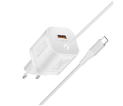 Promate 1.5Meter Premium 33Watts USB-C Charger EU - White