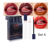 Qibest 4 Shades Make Up Non Stick Cup Lip Gloss Mini Size Tubes Set A Lipstick  - Similar Product Imag - ID 123207