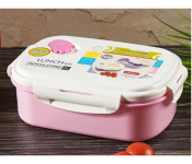 Royalford RF7223 Food Container 950ml - Pink & White   - Similar Product Imag - ID 36905