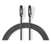 Nedis CATB25000GY30 3 Meter Optical Audio Cable TosLink Male - Gun Metal Grey  - Similar Product Imag - ID 123339