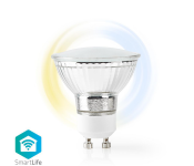 Nedis WIFILW10CRGU10 Warm to Cool White GU10 WiFi Smart LED Bulb - White  - Similar Product Imag - ID 123326