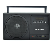 Microdigit MRS010T Retro Smart FM Radio Rechargeable Bluetooth Image