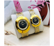 Zen Modo Radel 112 Set of 2 Piece Happy Romantic Couple Analog Watch - Golden