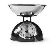 Nedis KASC110BK Analog Stainless Steel Kitchen Scales - Black  - Similar Product Imag - ID 123020