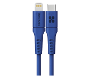 Promate 20Watts 1.2 Meter Ultra-Fast Charging Type-C to Lightning Cable - Blue