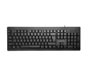 Microdigit MD297K Stylish Pattern Lightweight Multi Language Keyboard - Black