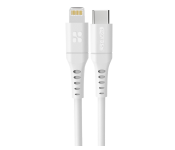 Promate 2 Meter 20Watts Fast Charging USB-C to Lightning Cable - White