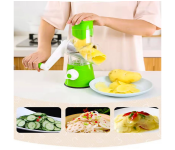 GTC 22000964 3 Stainless Steel Drum Blades Rotary Vegetable Cutter - Green  - Similar Product Imag - ID 124342