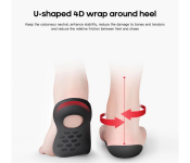 Generic Unisex Flatfoot Orthotics TPR Large Size Insole Image