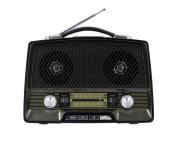 Geepas GR13016 Bluetooth Rechargeable Radio Black Image