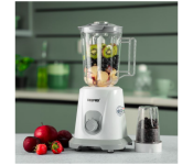 Geepas GSB44083 1.5 Litre 550Watts 2-In-1 Multifunctional Mixer Grinder - White