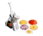 GTC 22000961 Multifunctional Best Mandoline Slicer and Chopper Vegetable Cutter for Kitchen - Grey