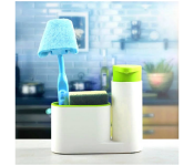 GTC 22000942 2 In 1 Self Draining Sink Tidy Set - White and Green  - Similar Product Imag - ID 124364