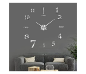 Generic 3D Wall Clock Mirror Wall Stickers Removable Self-Adhesive Art Decal Wall Clocks Home Decoration B  - Similar Product Imag - ID 124531