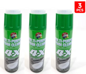 3 Piece Pistol 650ml Multi Purpose Foam Cleaner and Car Cleaner with Brush